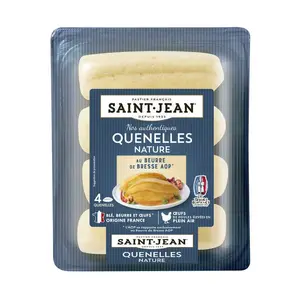 Saint Jean Quenelles nature au beurre de Bresse AOP 340g