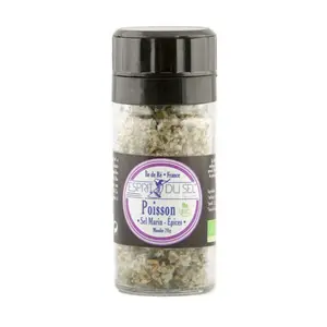 Esprit du sel Sel Poisson Moulin 70g