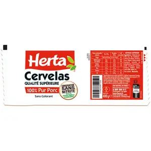 Herta Cervelas Saucisson Porc 400g