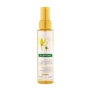 [Para] Klorane Soin Soleil Huile Protecteur à la Cire d'Ylang-Ylang Pour Cheveux Exposés au Soleil 100ml