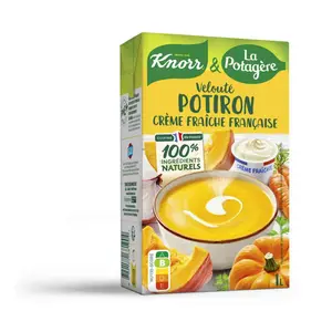 Knorr Soupe Velouté de Potiron à la Crème fraiche Française 1L