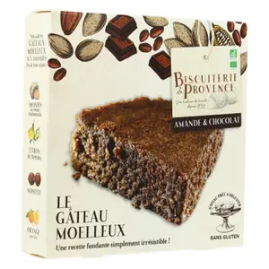 [Par Naturalia] Biscuiterie Provence Gâteau Gourmet Aux Amandes Goût Chocolat Sans Gluten Bio 225g