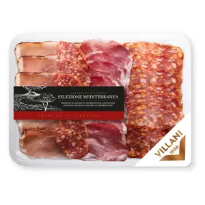 Villani Assortiment charcuterie (jambon pimente, saucisson pimente spianata piquante, coppa) 140g