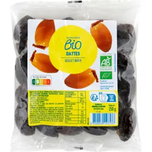 Monoprix Bio Dattes Sachet de 250g