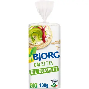 Bjorg Galettes Riz Complet Bio Sans Gluten 130g