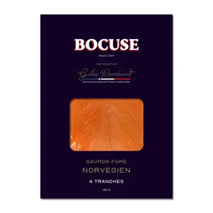 Bocuse Saumon Fumé Norvégien x4 Tranches 140g