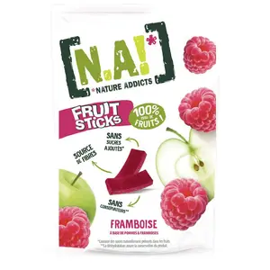 N.A! Sticks De Fruits Saveur Framboise 40g