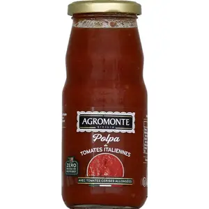 Polpa de tomates italiennes avec tomates cerises allongées 360g