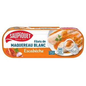Saupiquet Filets de Maquereau Blanc Escabèche 169g