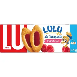 Lu Lulu La Barquette Biscuits Framboise 120g