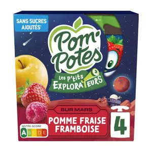 Pom'potes Compote les p'tits explorateurs 4x90g