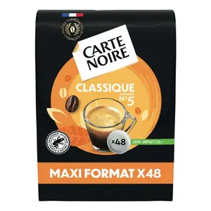 Carte Noire Café Classique, Maxi Format 48 dosettes, 336g