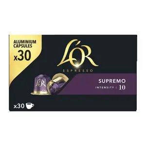 L’Or Espresso supremo café en capsules intensité 10 en capsules x30 - 156g