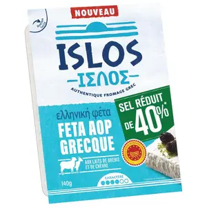 Islos Féta Aop Grecque Réduit en Sel 140g