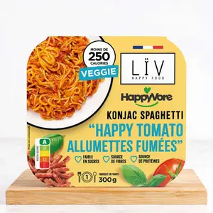 Liv Konjac Spaghetti Happy Tomates Allumettes Fumées 300g
