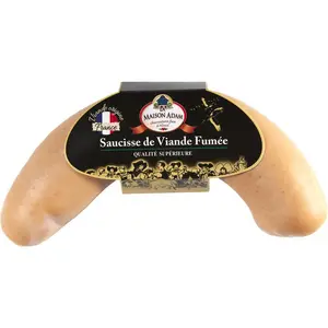 La Maison Adam Saucisse de Viande Fumée Qualité Supérieure 300g