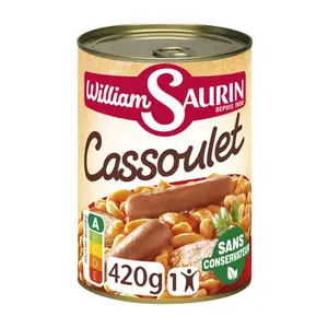 William Saurin Le cassoulet mitonné 420g