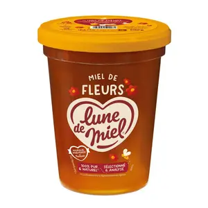Lune De Miel Miel De Fleurs Liquide Pot Plastique 500g