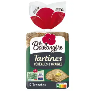 La Boulangère Tartines Céréales & Graines 450g