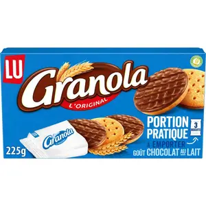Granola Sablés nappés au Chocolat au Lait 225g