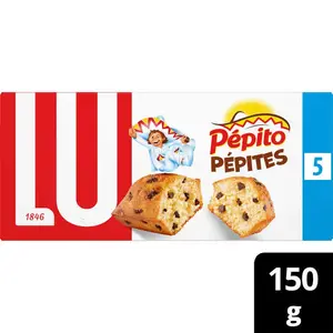Lu Pepito Gâteaux aux pépites de Chocolat 150g