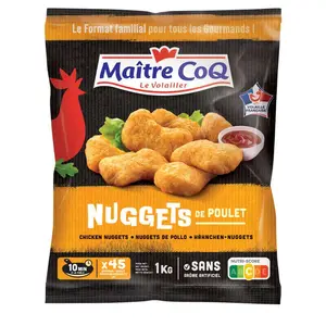 Maître Coq Nuggets de Poulet *50 Env. 1kg
