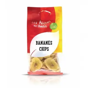 Les Accents du Soleil Chips de Banane bio 125g