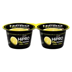 HiPRO Yaourt citron protéiné 0% de Mg 2x160g