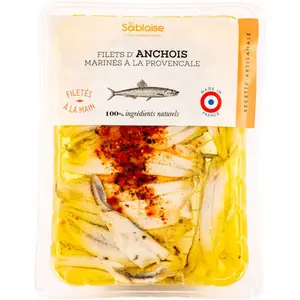 La Sablaise Filets d'Anchois marinés à la Provençale 140g