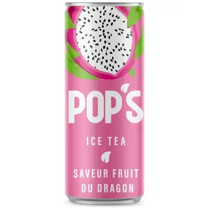 Pop's Ice tea Fruit du Dragon 330ml
