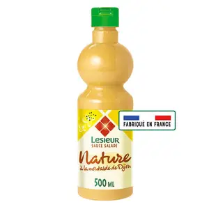 Lesieur Sauce Salade Nature À La Moutarde De Dijon 500ml