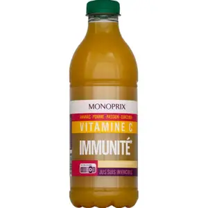 Monoprix Jus Ananas & Pomme et Passion Curcuma 1L