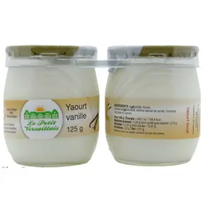 Le Petit Versaillais Yaourt Vanille Lait Entier 2x125g