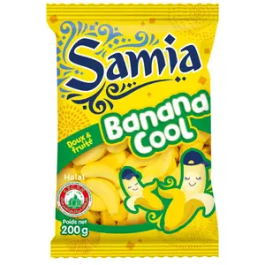 Samia Bonbons Banane Halal 200g