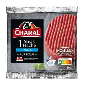 Charal Steack haché pur Bœuf 5% de Mg 130g
