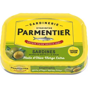 Conserverie Parmentier Sardines à L'Huile d'Olive Vierge Extra 135g