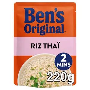 Ben's Original Riz Micro Ondable Thaï 220g