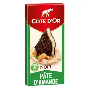 Côte d'Or Tablette Chocolat Noir à la pâte d'Amandes 150g