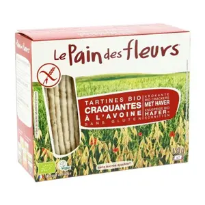 [Par Naturalia] Le Pain Des Fleurs Tartines Craquantes À L'Avoine Sans Gluten Bio 150g