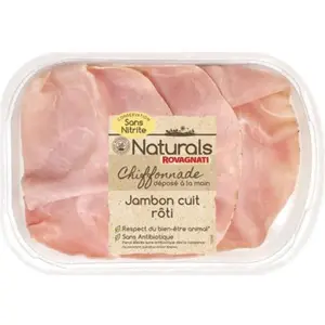 Naturals Chiffonnade Jambon cuit rôti aux herbes 80g