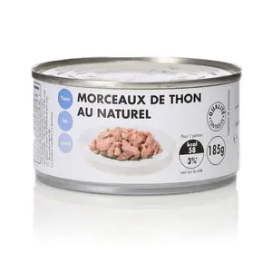 Tous Les Jours Morceaux De Thon Au Naturel 185g