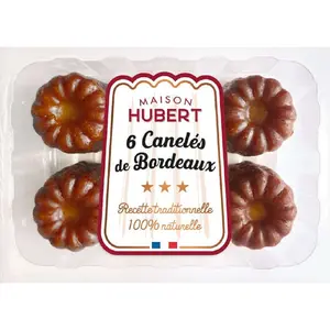 Les Pâtisseries d'Hubert Canelés de Bordeaux x6 360g