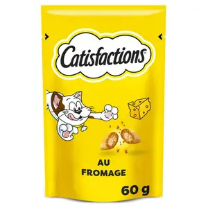 Catisfactions Friandises Au Fromage Pour Chat Et Chaton 60g