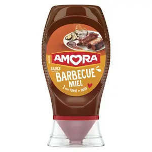 Amora Sauce Barbecue Miel Flacon Souple 282g