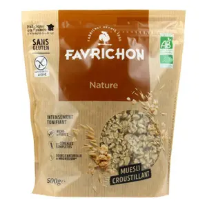 [Par Naturalia] Favrichon Muesli Nature Sans Gluten Bio 500g