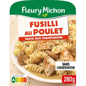 Fleury Michon Fusilli au Poulet Sauce champignon 280g