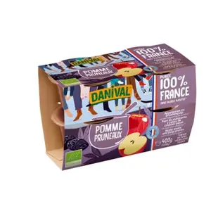 [Par Naturalia] Danival Purée De Pomme Pruneaux Bio 4x100g