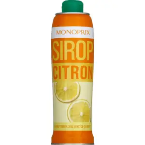 Monoprix Sirop citron à diluer 75cl