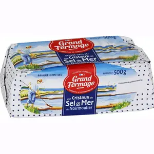 Grand Fermage Beurre au sel de Noirmoutier 500g