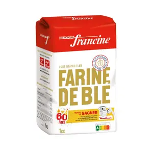 Francine farine de blé type 45 tous usages 1kg